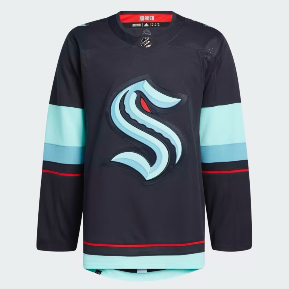 Adidas Seattle Kraken Official Home Jersey (54/XL)